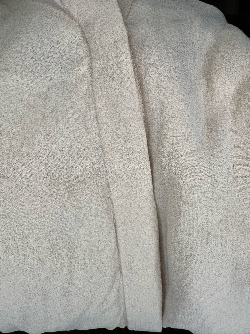Eileen Fisher 100% Silk Blush Pink Hidden Button Blouse Size S 3/4 Sleeve EUC - Picture 6 of 8